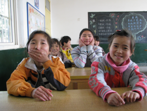 Children at Pangliu Village School