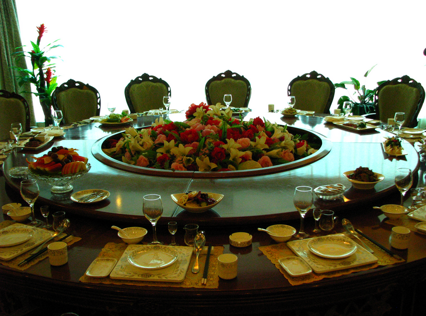 Table is set for a banquet!