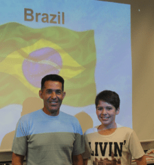 A member of our facilities team co-presented with a Brazilian student