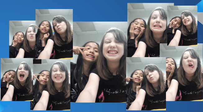 Cassie and Dalena had a lot of fun doing this assignment