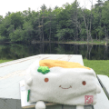 Tofu San at the picnic&nbsp;table