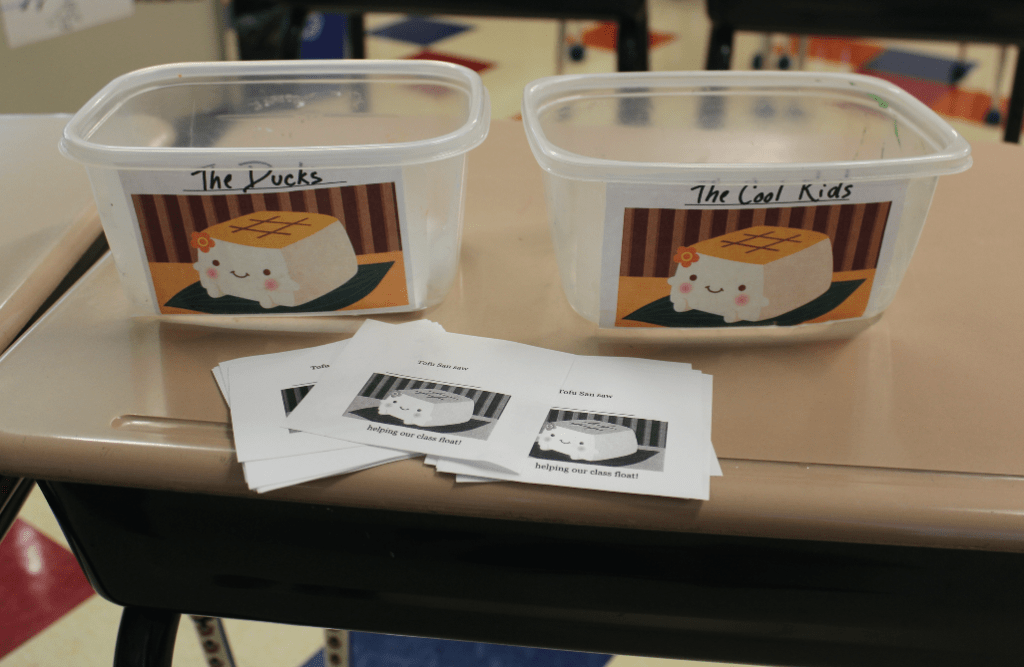 Tofu San saw you helping our class float