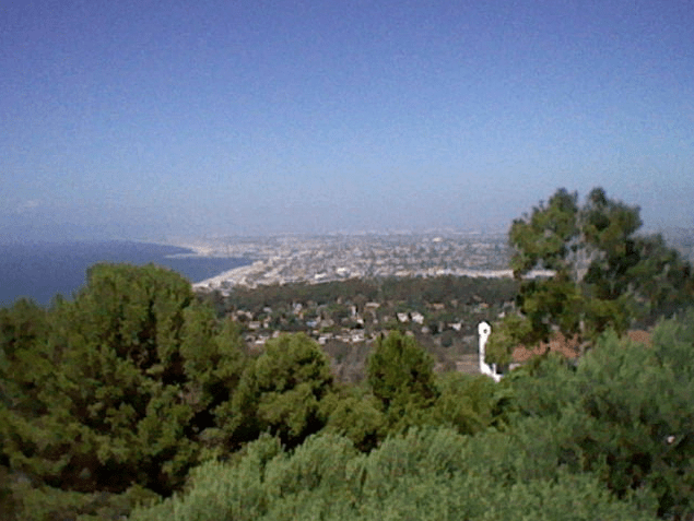View from my aunt and uncle's house