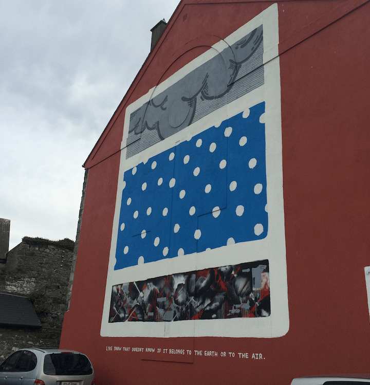 Like snow that doesn't belong to the earth or the air