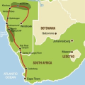 South Africa Namibia&nbsp;Map