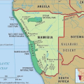 Namibia Map